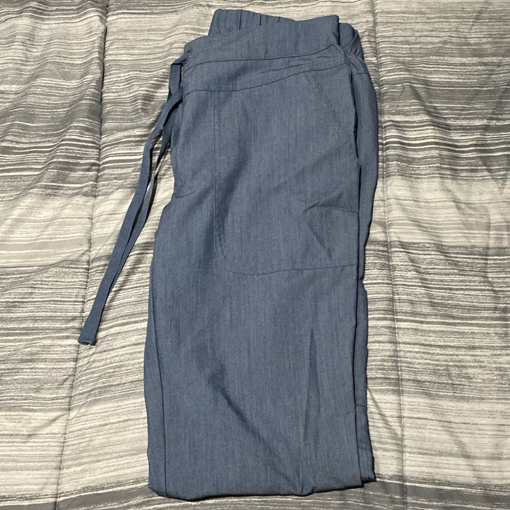 Grayish blue color Greys Anatomy By Barco scrub bottoms.